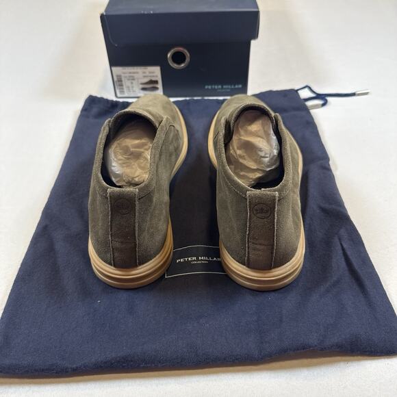 Peter Millar Men\'s Excursionist Chukka Slip On Shoes Size 9 New In Box MSRP $298 main image 8